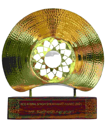 Won IICD KRIPAL SINGH SHEKHAWAT AWARD (2021)